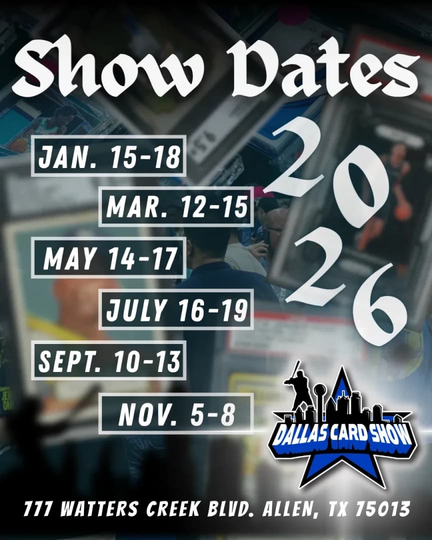Dallas Card Show event poster — Allen, TX
