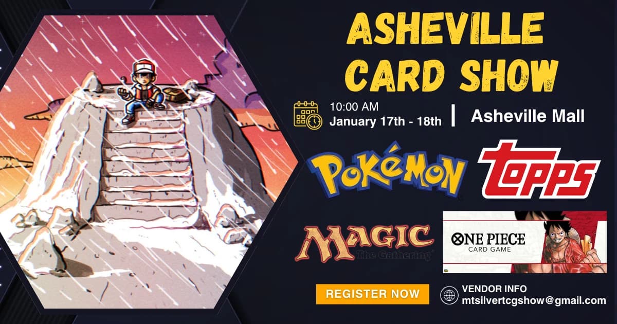 pokemon cards asheville Mt. SILVER Tcg Show