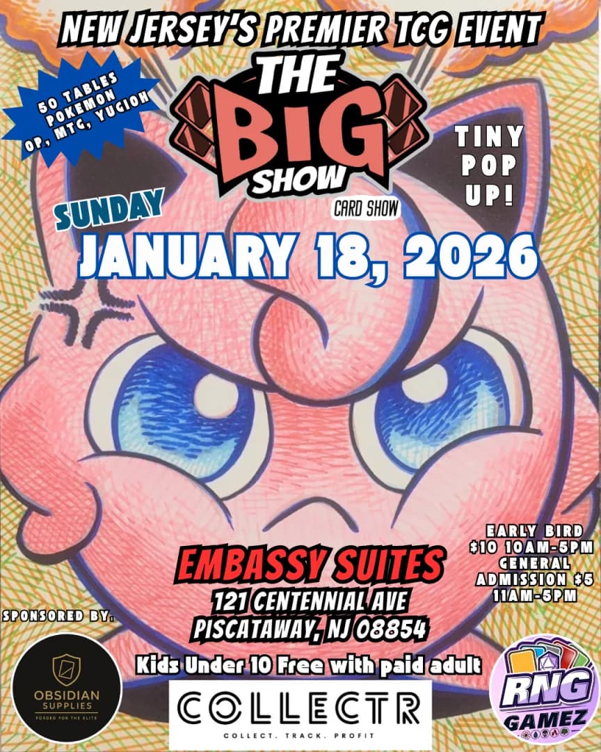 The Tiny Big Show Card show Pop Up! January 18 | Treasure