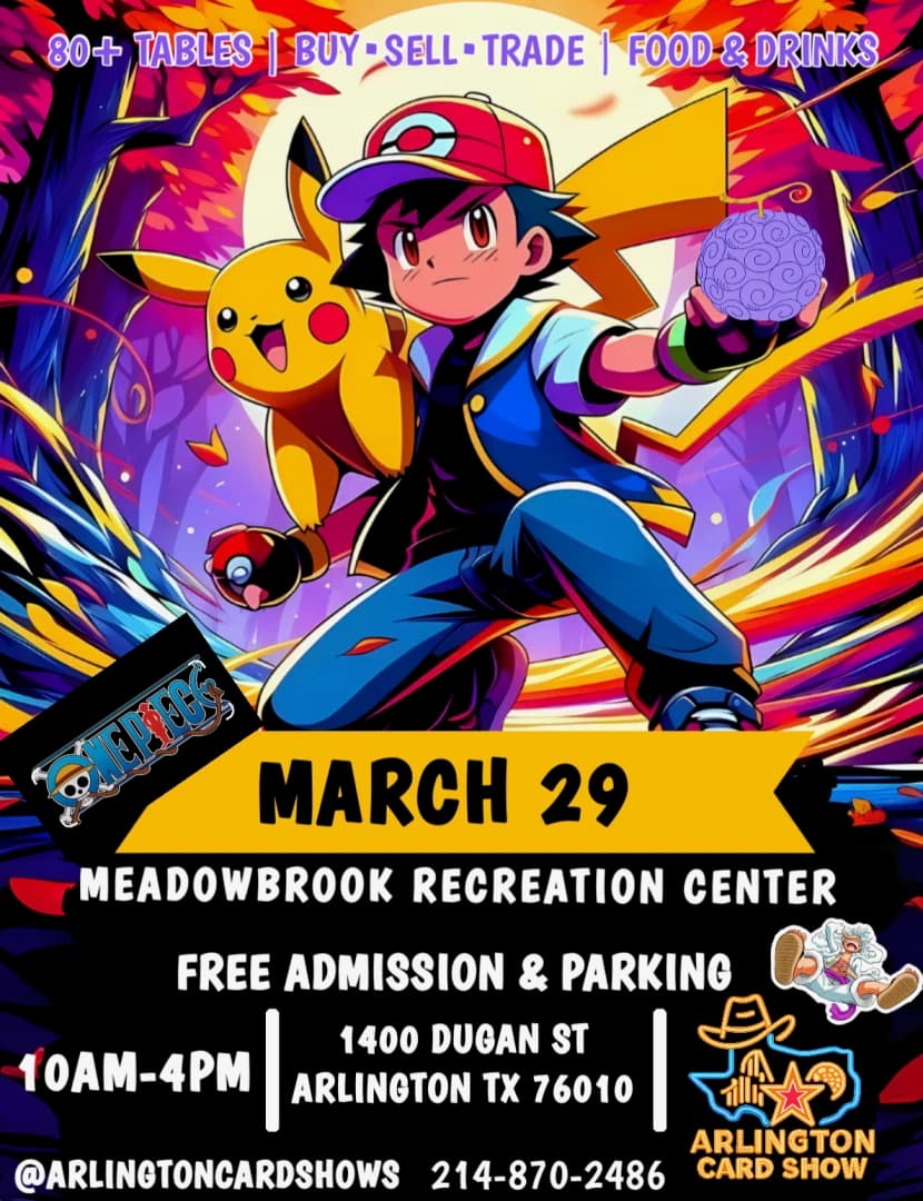 pokemon cards arlington tx SV06: Twilight Masquerade Carmine If you go first Arlington Card Show @NTXarena 2
