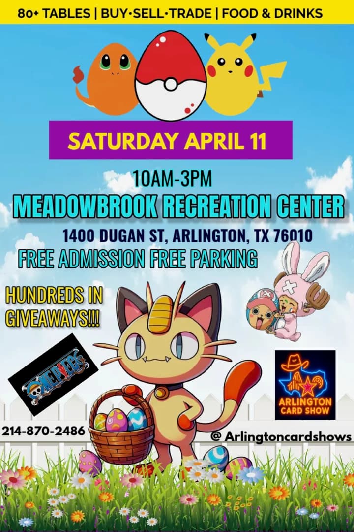 pokemon cards arlington tx Erika's Invitation - 196/165 (196/165) If you go first The Arlington Card Show is