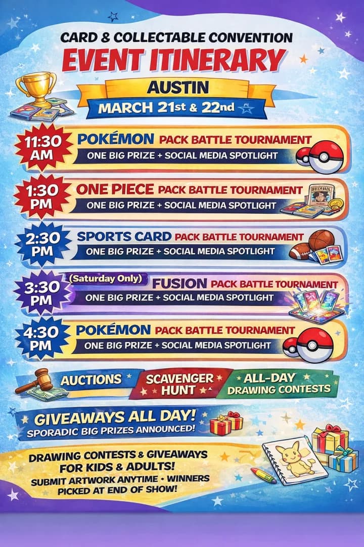 FindEmAll.com's Card and Collectable Show - Austin Edition | Treasure