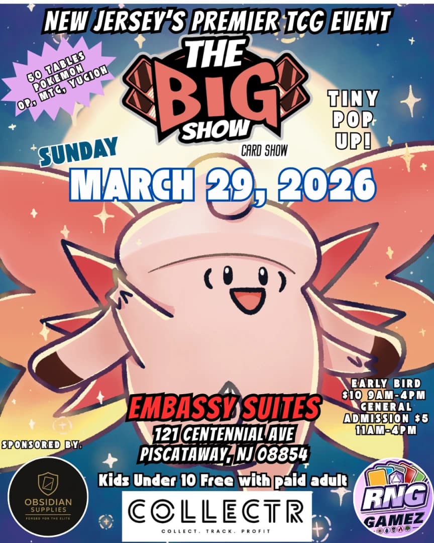 The Tiny Big Show Card Show Pop Up! March 29 | Treasure