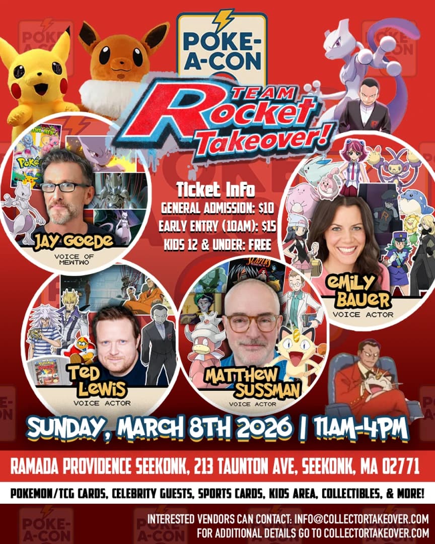 Poke-A-Con | Team Rocket Takeover! | TCG Card Show | Treasure