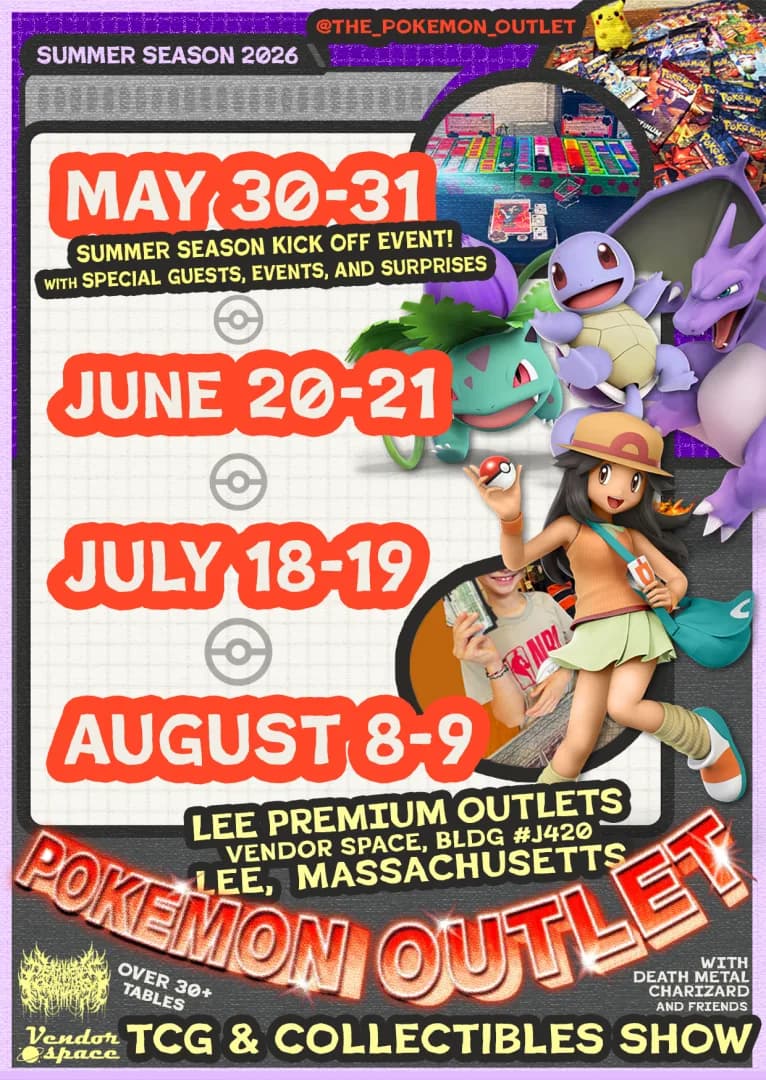Pokemon Outlet Card Show 13! - August | Treasure