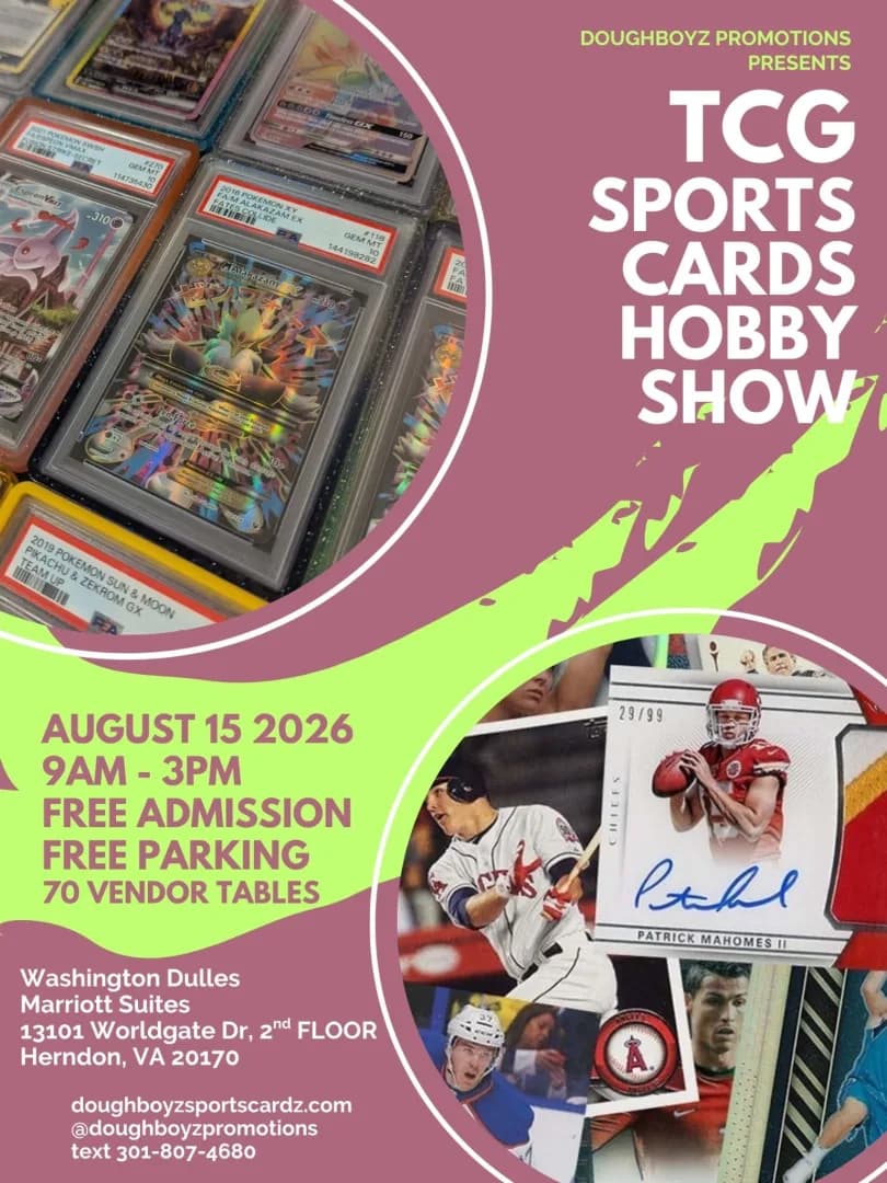 Herndon TCG, Sports Cards & Collectibles Show event poster — Herndon, VA
