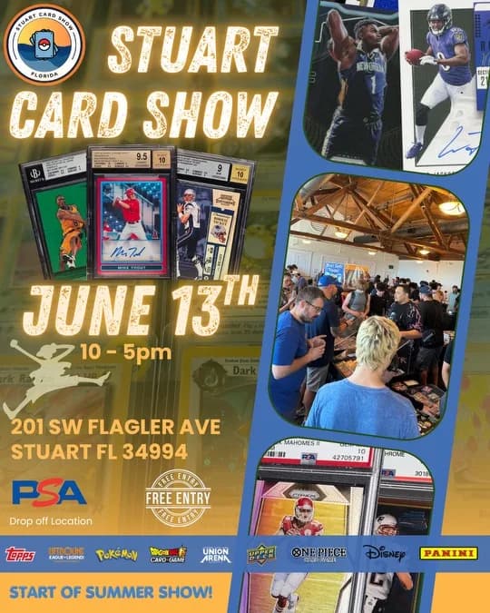 Stuart Card Show - June 13th | Treasure