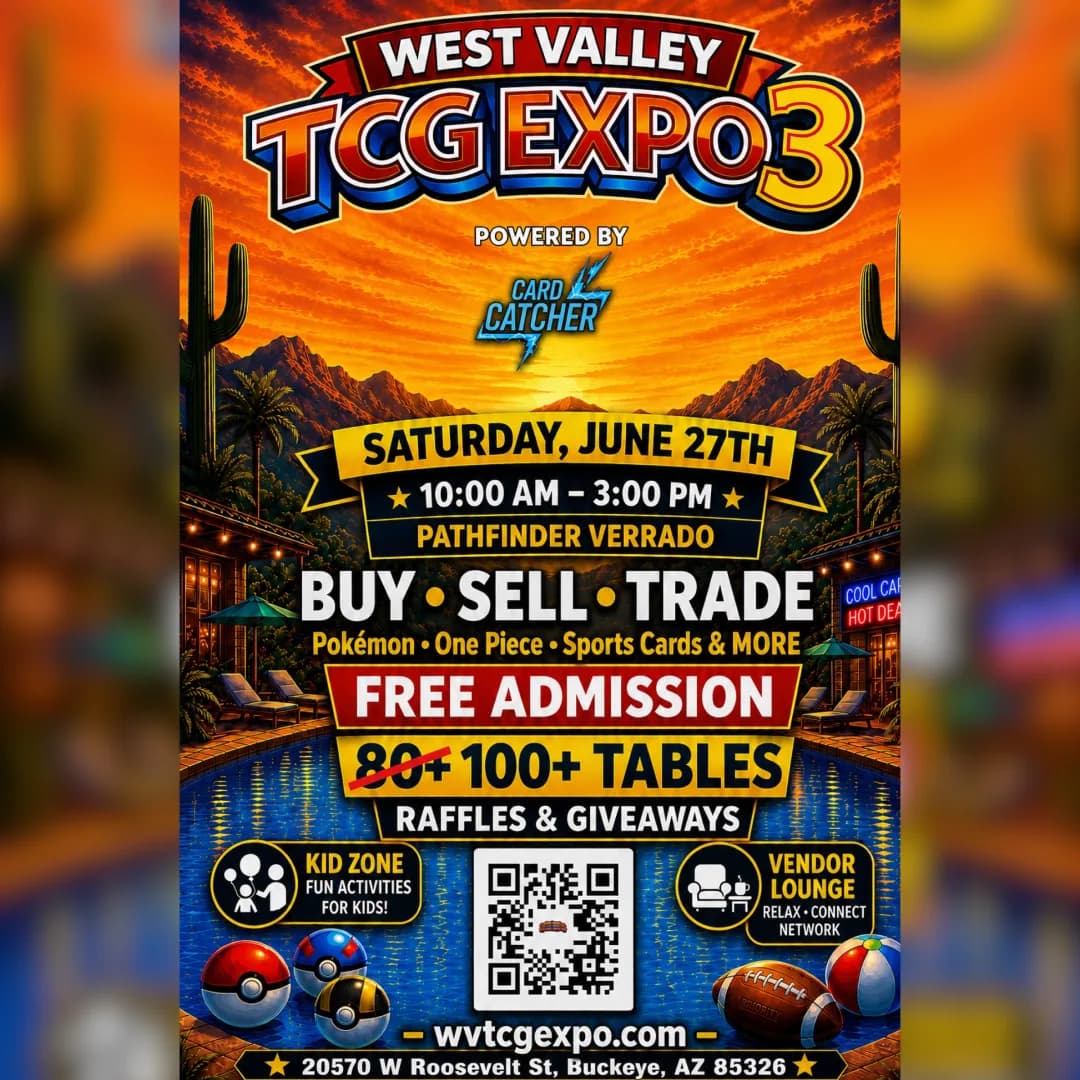 pokemon card expos near me West Valley TCG Expo 3 MidFlorida Card Expo, Concert, and