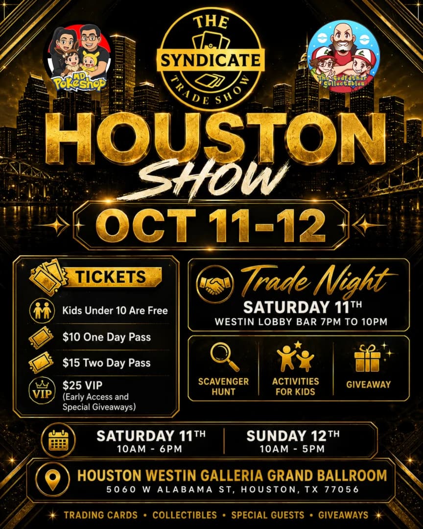 Houston The Card Syndicate Trade Show event poster — Houston, TX