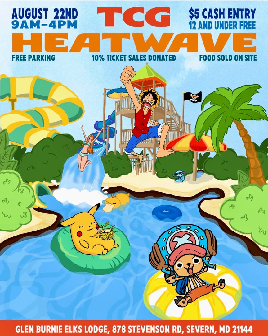 TCG Heatwave event poster — Severn, MD