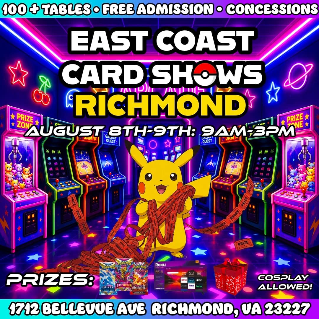 pokemon cards richmond va rva #richmondva Ready for some pokemon? New to Smalls we have graded Pokemon  cards and some booster packs going out tomorrow 11/21 @11am All graded cards  we have will be out and