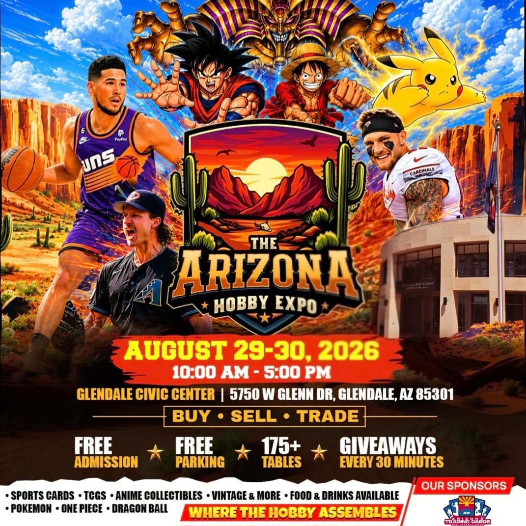 The Arizona Hobby Expo event poster — Glendale, AZ