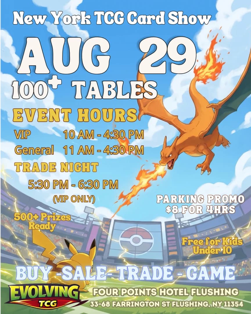 Evolving TCG New York  Show event poster — Queens, NY