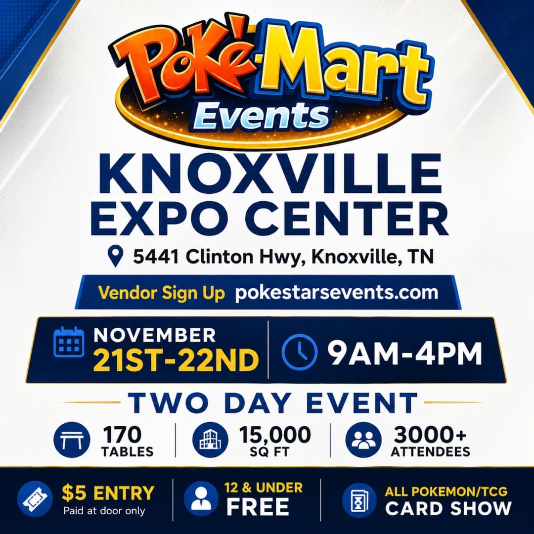 EXPO CENTER NOVEMBER TWO DAY event poster — Knoxville, TN