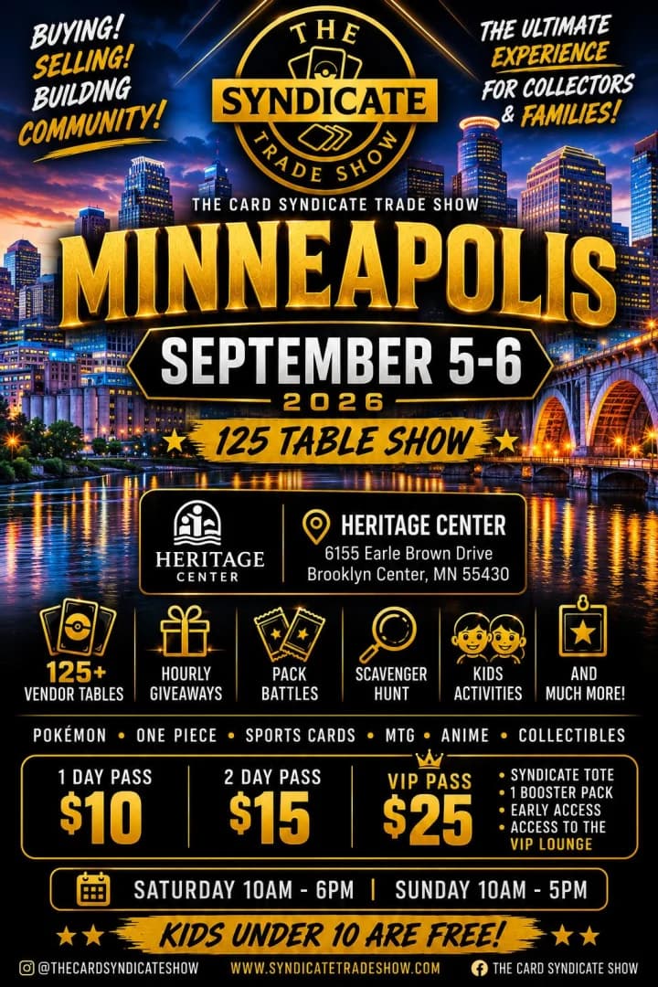 Minnesota Syndicate Trade Show event poster — Brooklyn Center, MN