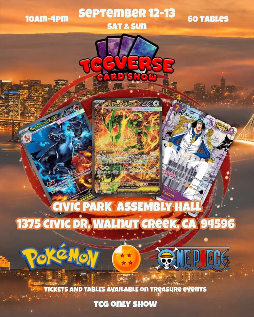 TCG VERSE September 12-13 event poster — Walnut Creek, CA