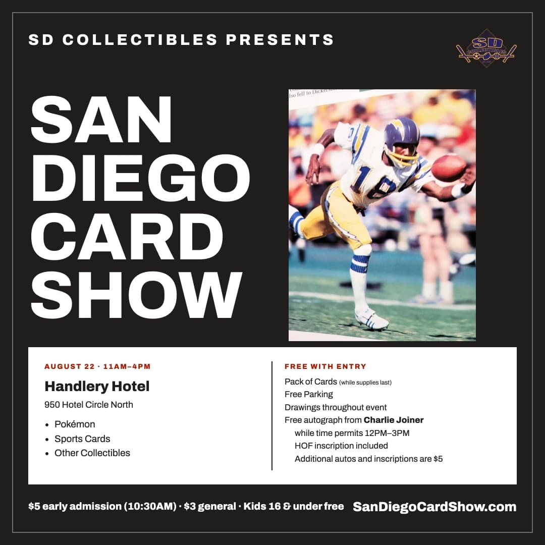 Cards and Collectibles at Handlery Hotel event poster — San Diego, CA