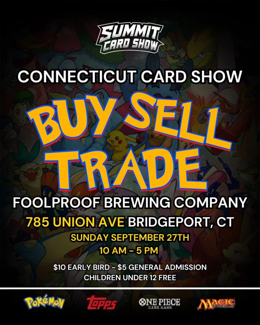Summit Card Show - Bridgeport, Connecticut poster