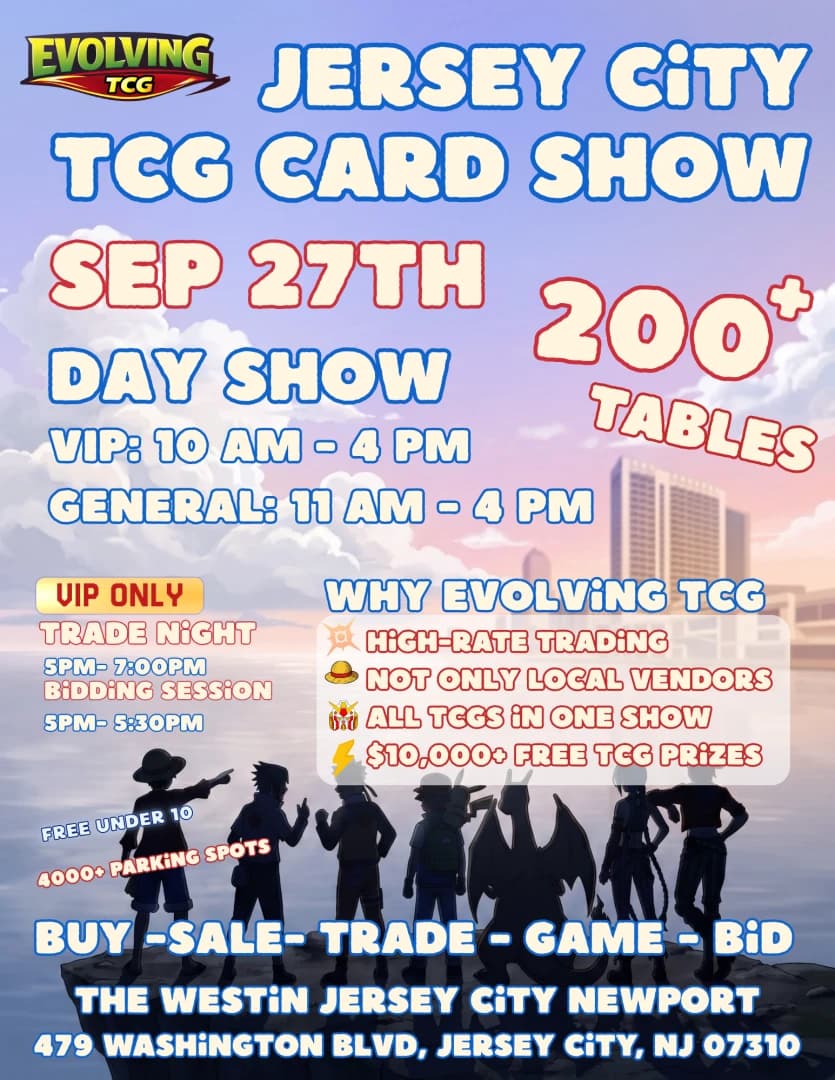 Jersey City TCG Show poster