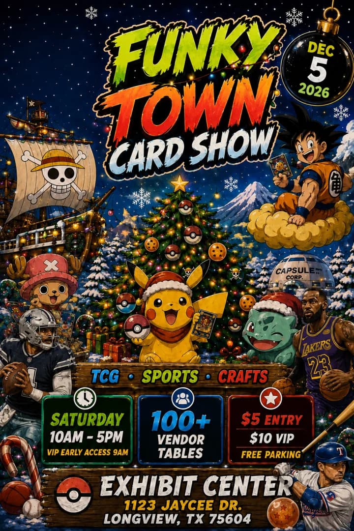 Funky Town Card Show Longview | Treasure