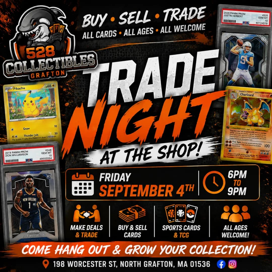 528 Grafton's Monthly Trade Night Show! event poster — Grafton, MA