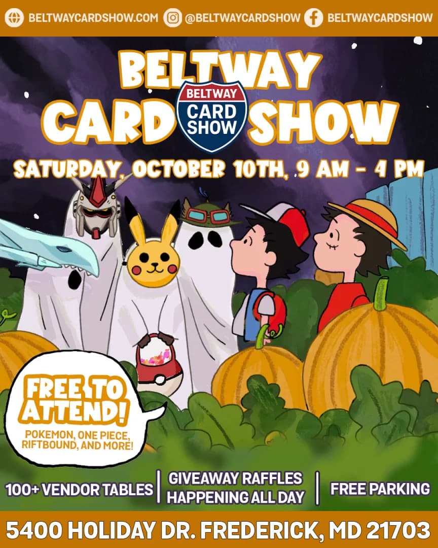 Beltway Card Show @ Frederick, MD event poster — Frederick, MD