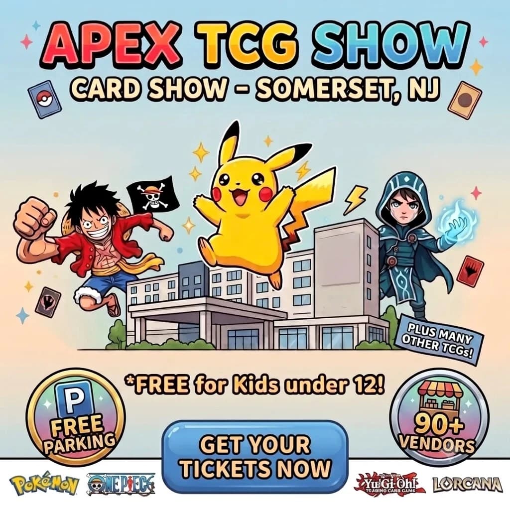 Apex TCG Card Show - Somerset, NJ poster