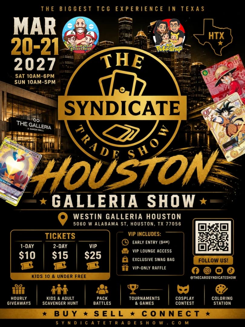 Houston Syndicate March event poster — Houston, TX