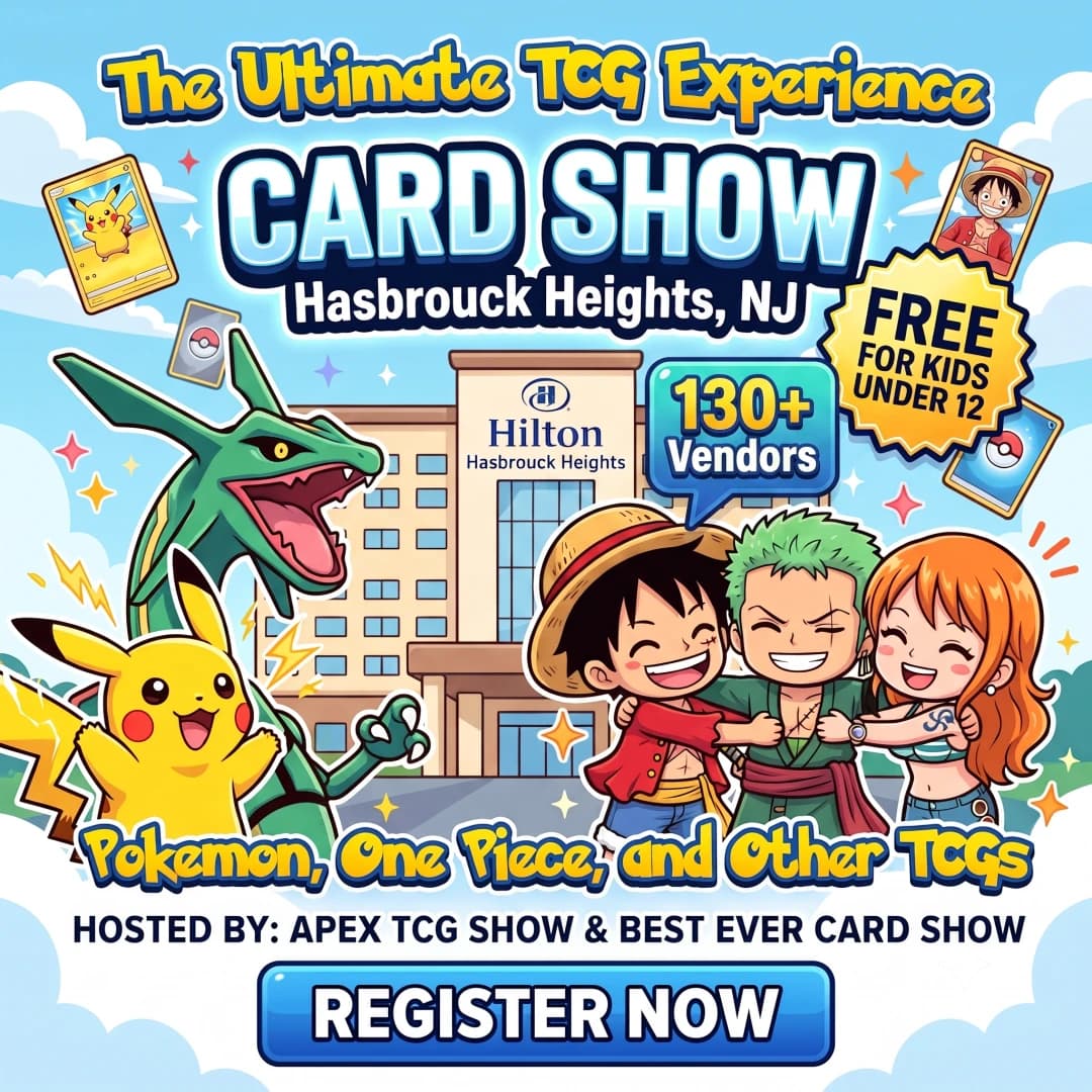 Apex TCG Card Show - Hasbrouck Heights, NJ poster