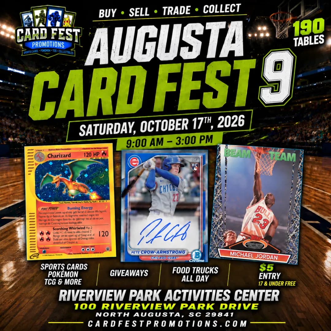 Augusta Card Fest 9 event poster — North Augusta, SC