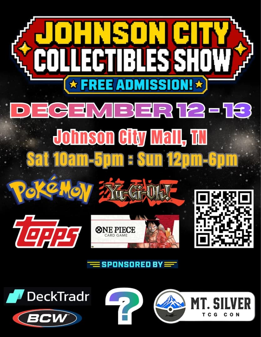 Johnson City Collectibles Show event poster — Johnson City, TN