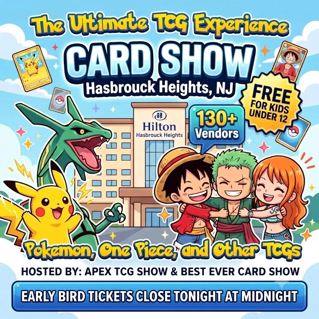 Apex TCG Card Show - Hasbrouck Heights, NJ poster