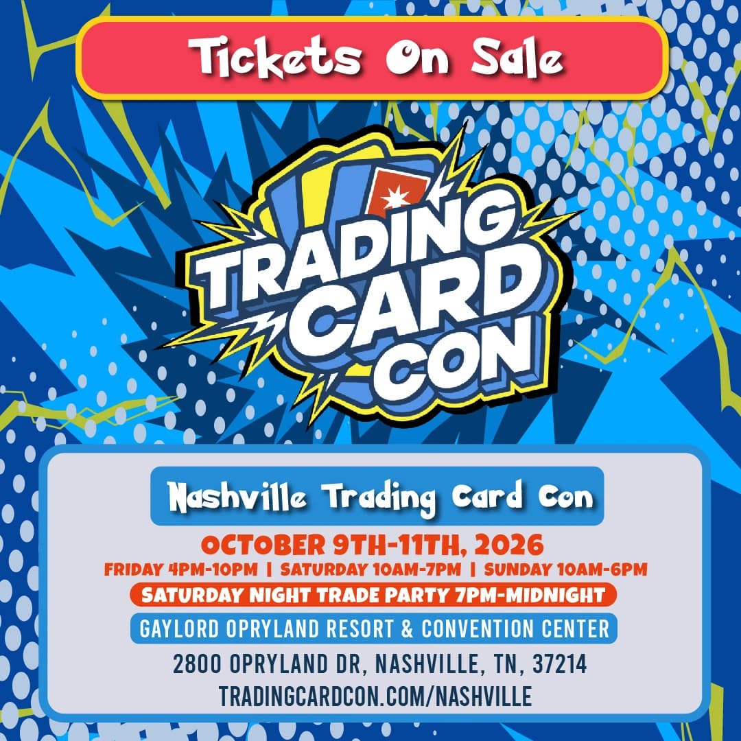 Nashville Trading Card Con event poster — Nashville, TN