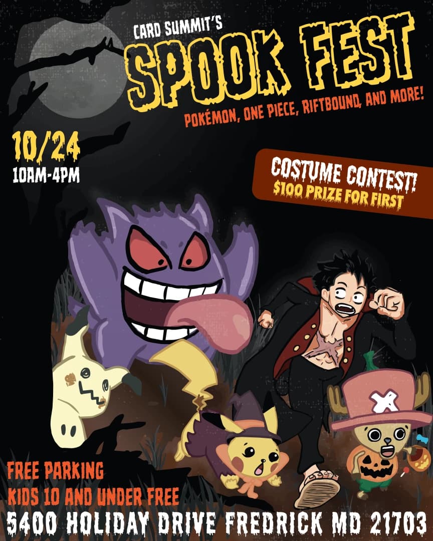 Card Summit III - Spook Fest event poster — Frederick, MD