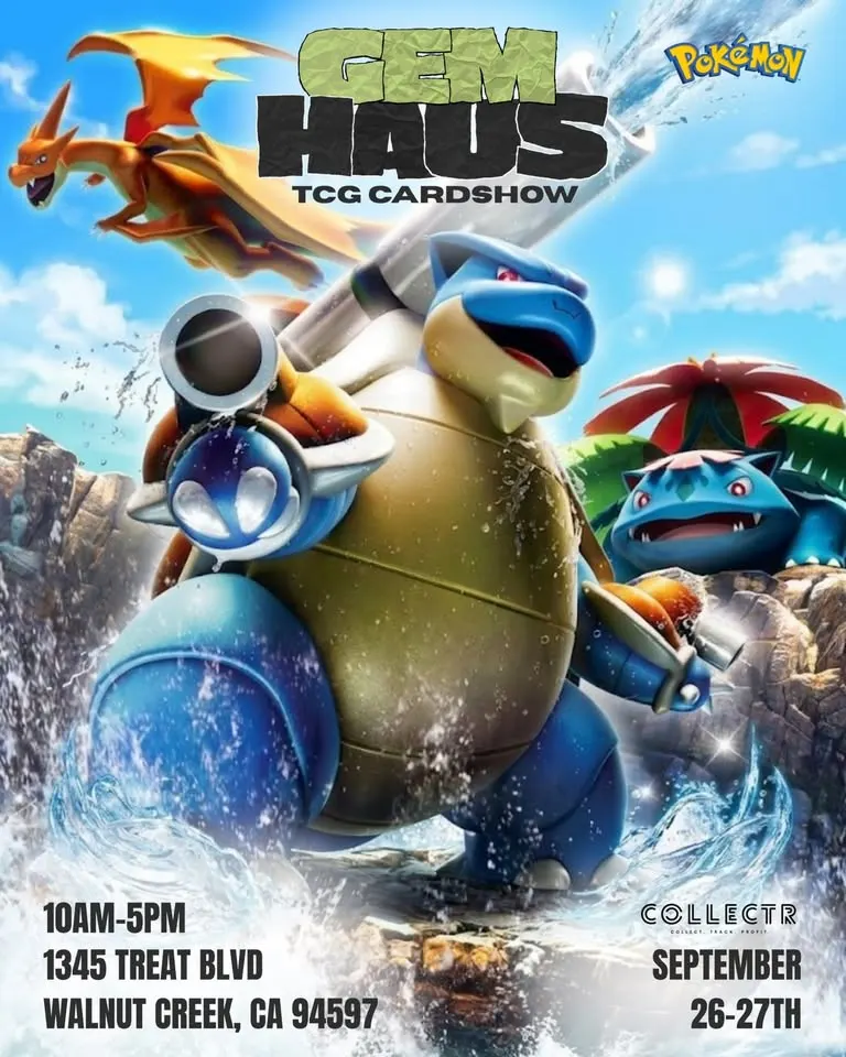 GEMHAUS CARD SHOW event poster — Walnut Creek, CA