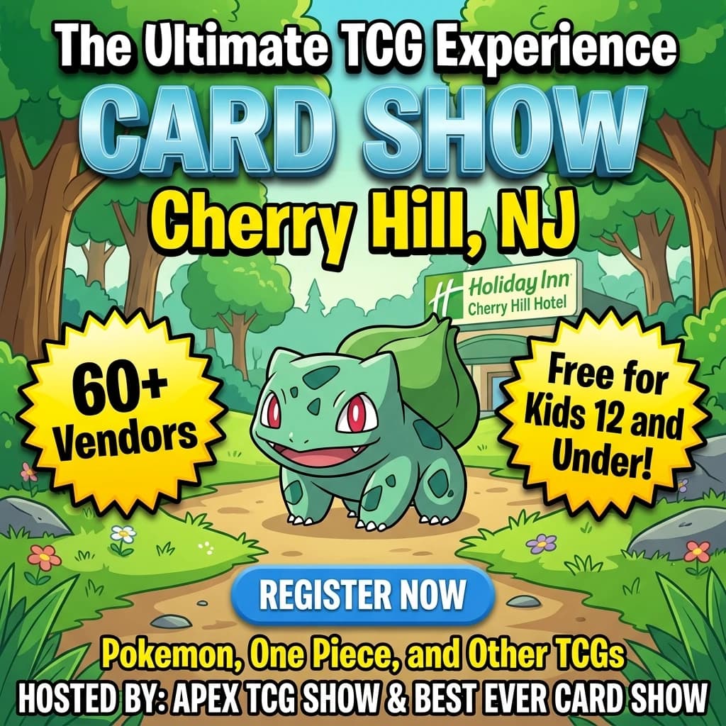 Apex TCG Show - Cherry Hill, NJ [Dec] event poster — Cherry Hill Township, NJ
