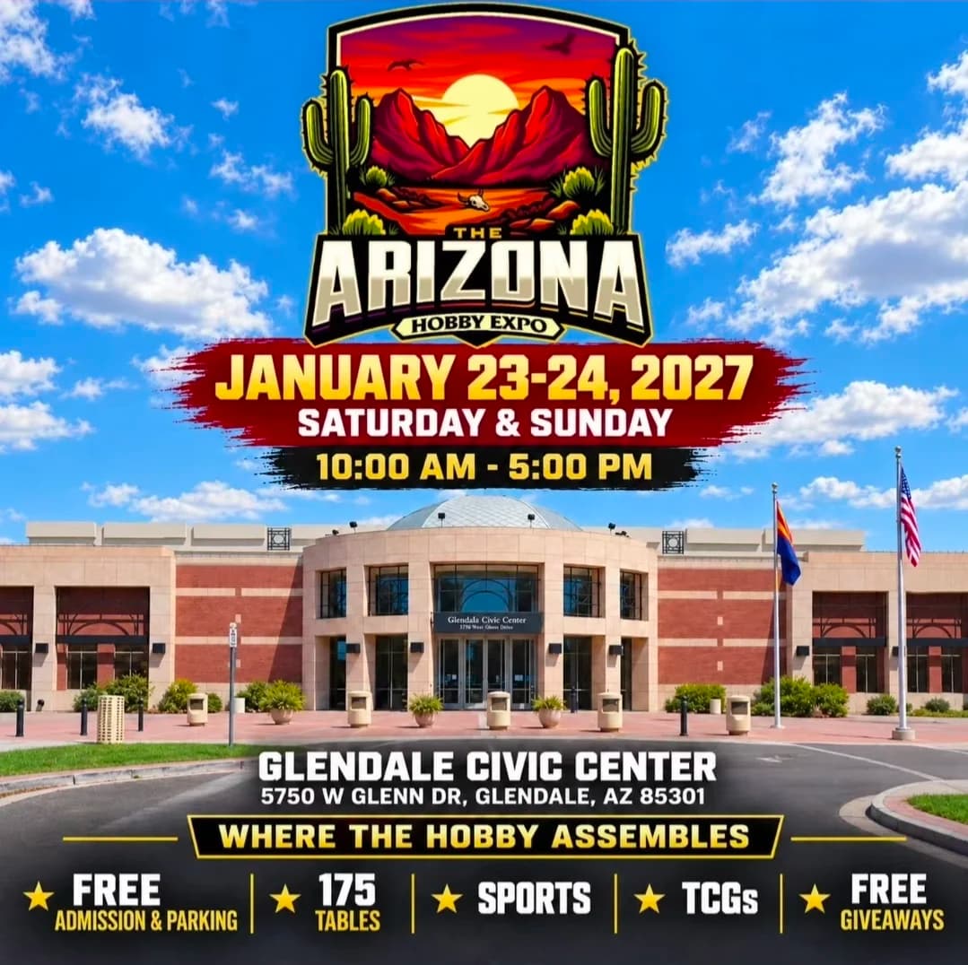 The Arizona Hobby Expo 2 event poster — Glendale, AZ