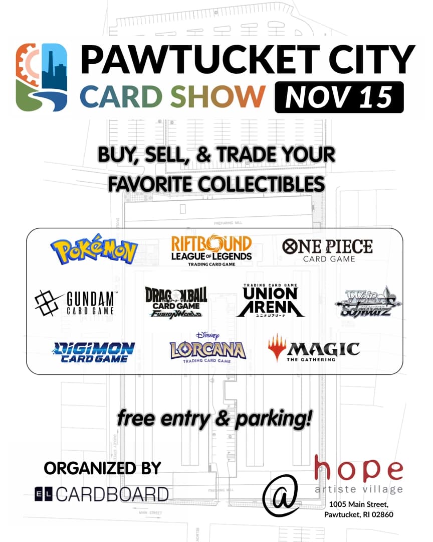 Pawtucket City Card Show 002 event poster — Pawtucket, RI