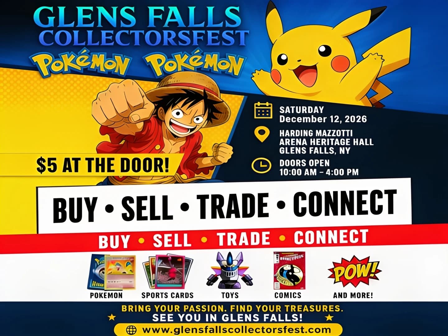 Glens Falls Collectorsfest Holiday Edition event poster — Glens Falls, NY