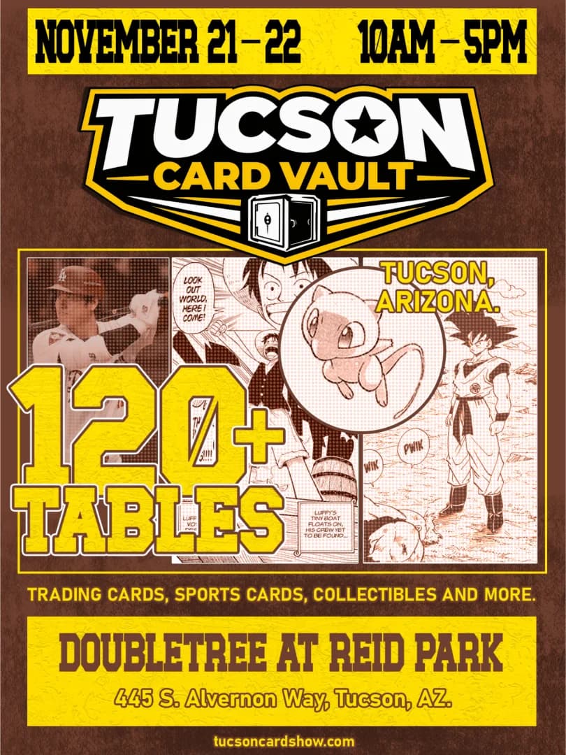 Tucson Card Vault event poster — Tucson, AZ