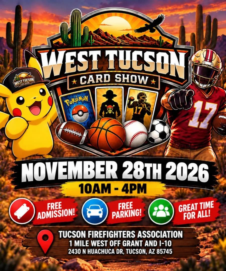 West Tucson Card Show event poster — Tucson, AZ