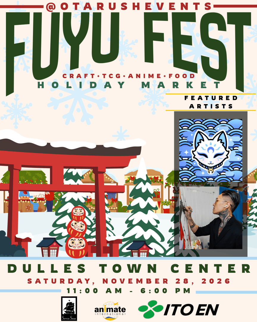 Fuyu Fest: Holiday Market event poster — Sterling, VA