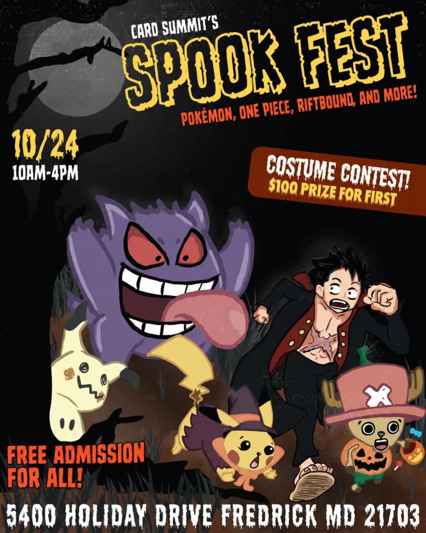 Card Summit III - Spook Fest event poster — Frederick, MD