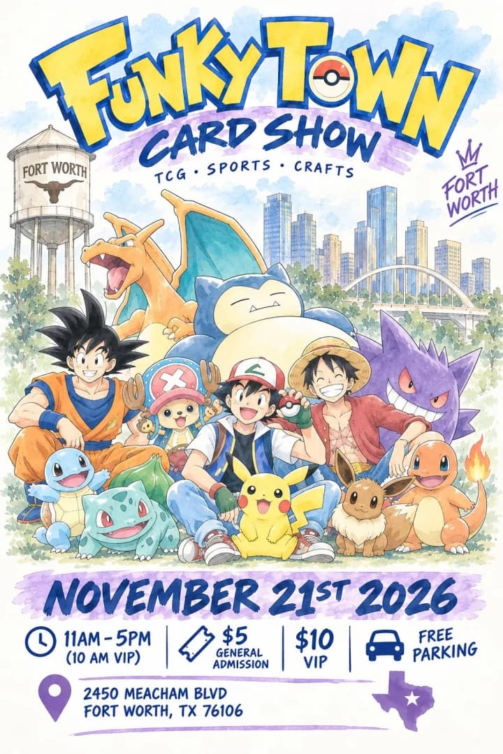 FUNKY TOWN (FORT WORTH) NOV 21ST event poster — Fort Worth, TX