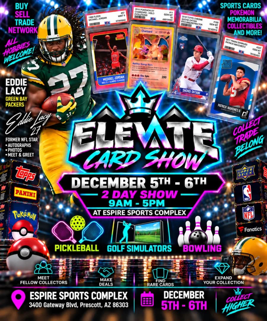 Elevate Card Show event poster — Prescott, AZ