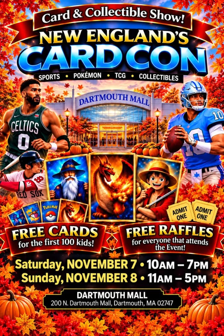 New England's Card Con poster