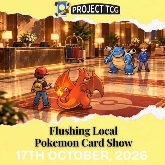 Project TCG Pokemon Card Show at Flushing event poster — Queens, NY