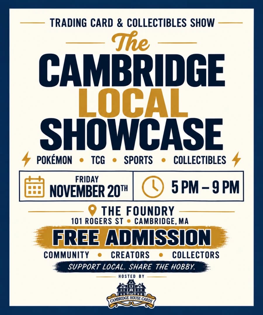 Cambridge Local Showcase event poster — Cambridge, MA