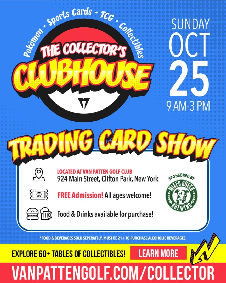 The Collector's Clubhouse · Sun, Oct 25, 2026 | Treasure