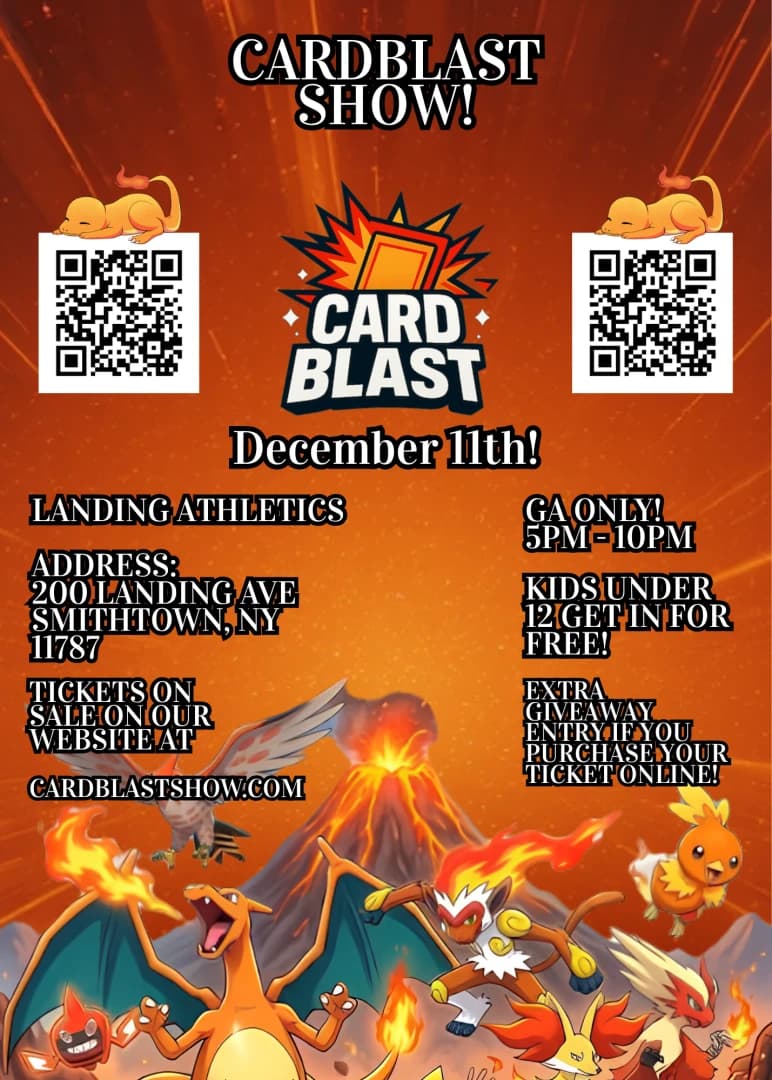 CardBlast Show! event poster — Smithtown, NY
